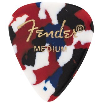 FENDER 351 PICK CONFETTI MEDIUM