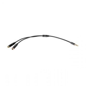 ΑΝΤΑΠΤΟΡΑΣ SPLITTER STEREO ΒΥΣΜΑ MINI JACK  2 X MINI JACK M/F 20CM