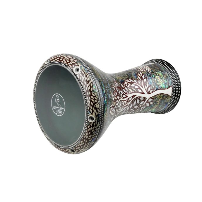 Gawharet El Fan BP2045 Blue Mother of Pearl Darbuka with Case